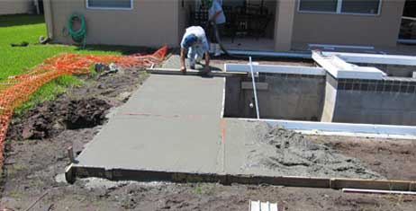 layout & concrete trowel