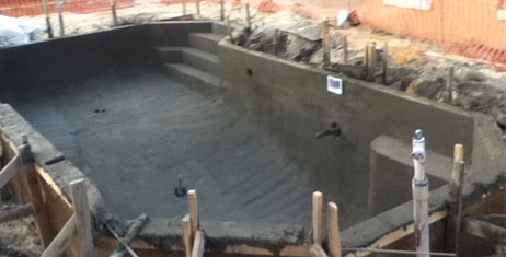 gunite shell completed
