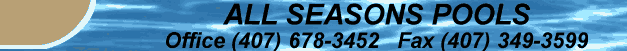All Seasons Pools, Central Florida's Custom Swimming Pool Builder