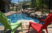 0 Natural-Freeform pool with rock waterfall