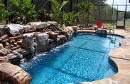 1 Natural-Freeform pool with rock waterfall 2