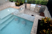 Outdoor Living Sunken Pool Bar - Summer Kitchen