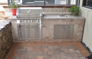 8 Ft Kitchen With Sink And Grill
