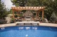 Outdoor Fireplace_Cedar Pergola_ and Pool (2)