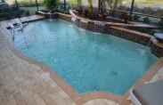 Indoor Pool With Waterbowls 