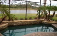 Indoor Pool with Jets and Greenery