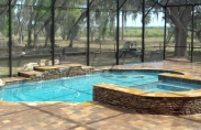 Indoor Freeform Pool and Spa