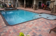 Outdoor Pool and Spa with Steps