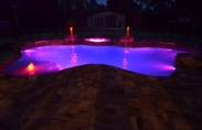 Signature Pool With Custom LED Lighting
