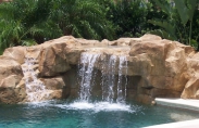 11. Medium Carved Gunite Grotto Water Feature