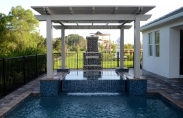 360-Spillover Spa With Rain Pergola